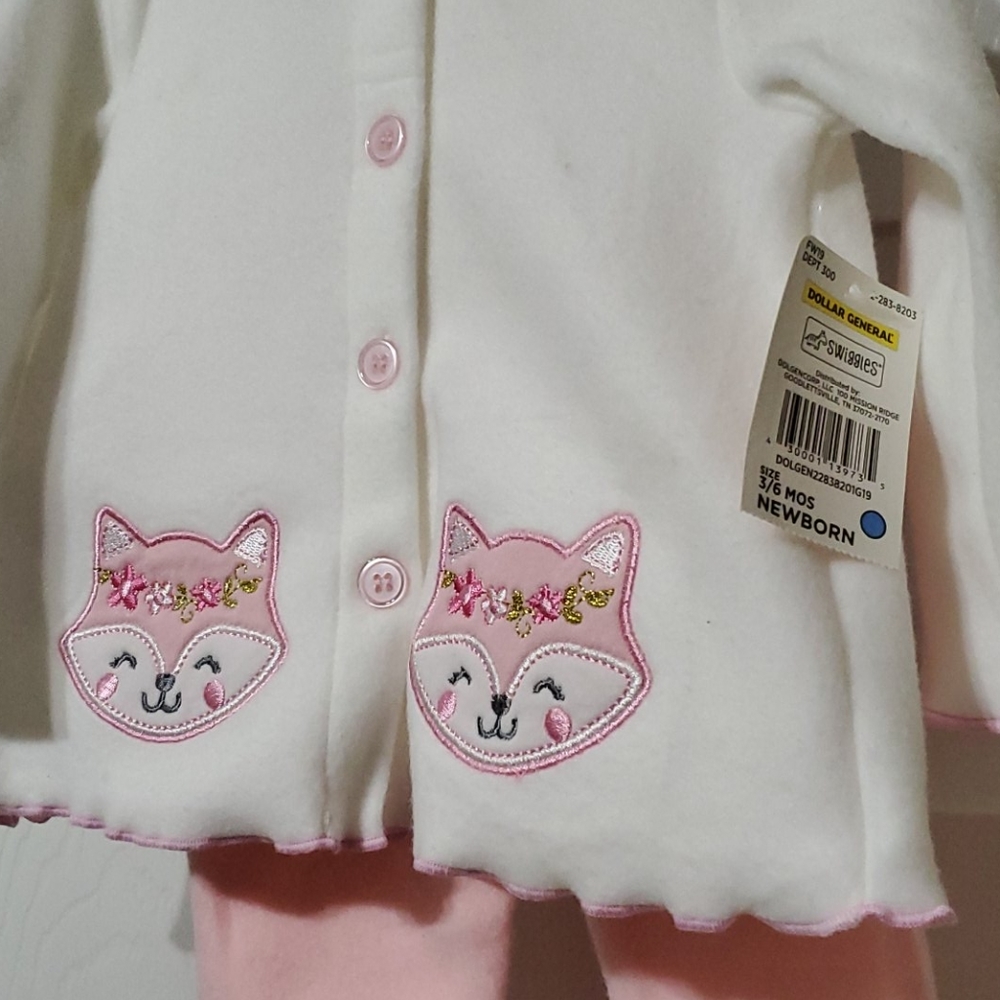 3 to 6 month baby girl outfit - Picture 3 of 6